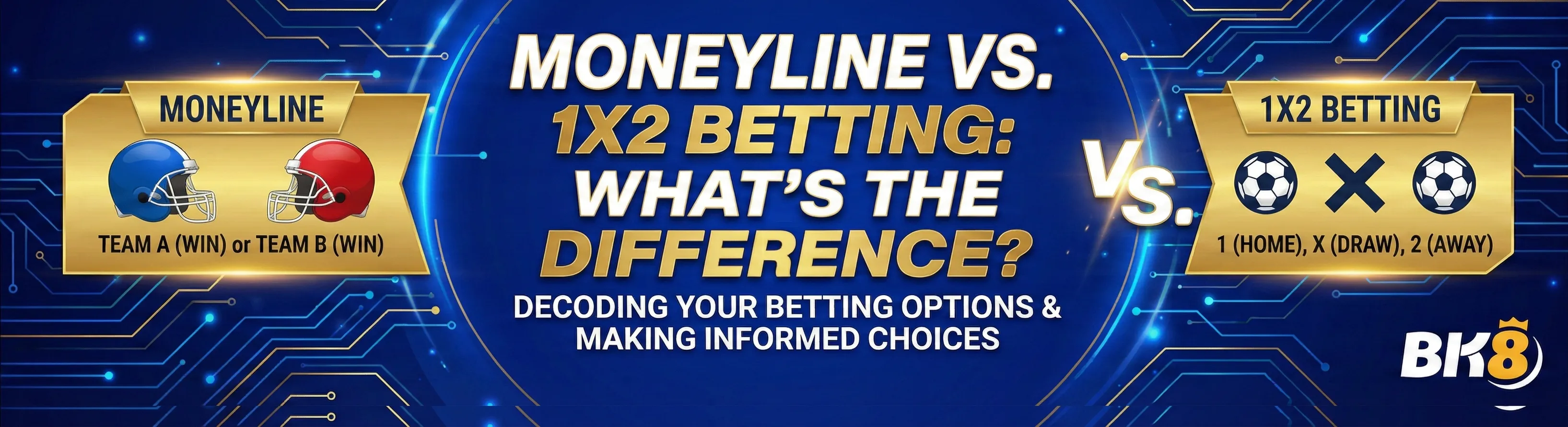 Moneyline and 1X2 Betting Markets